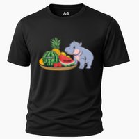 Moo Deng Predicts Donald Trump Will Win Us Election Cooling Performance Crew T-Shirt