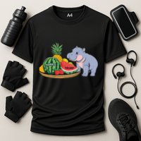Moo Deng Predicts Donald Trump Will Win Us Election Cooling Performance Crew T-Shirt