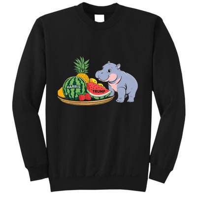 Moo Deng Predicts Donald Trump Will Win Us Election Sweatshirt