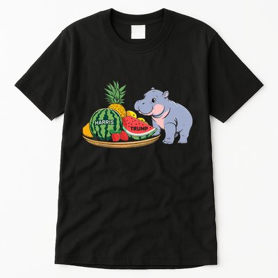 Moo Deng Predicts Donald Trump Will Win Us Election Tall T-Shirt