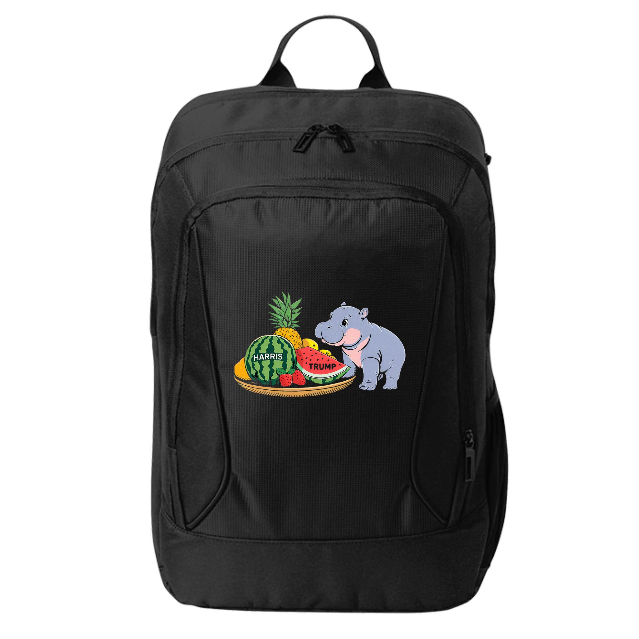 Moo Deng Predicts Donald Trump Will Win Us Election City Backpack