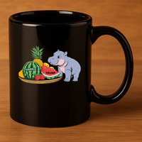 Moo Deng Predicts Donald Trump Will Win Us Election 11oz C Handle Ceramic Mug