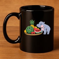 Moo Deng Predicts Donald Trump Will Win Us Election 11oz C Handle Ceramic Mug