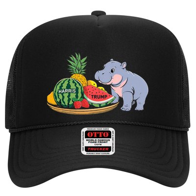 Moo Deng Predicts Donald Trump Will Win Us Election Trucker Hat