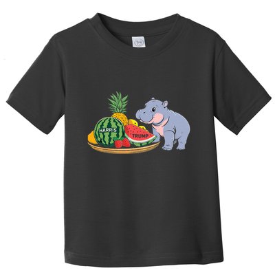 Moo Deng Predicts Donald Trump Will Win Us Election Toddler T-Shirt