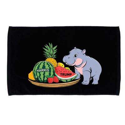 Moo Deng Predicts Donald Trump Will Win Us Election Microfiber Hand Towel