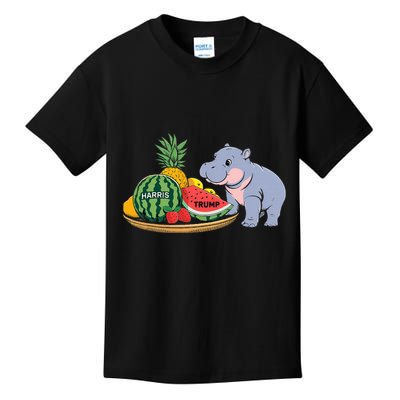 Moo Deng Predicts Donald Trump Will Win Us Election Kids T-Shirt