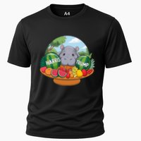 Moo Deng Predicts Donald Trump Will Win Us Election Cooling Performance Crew T-Shirt