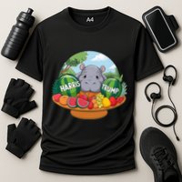 Moo Deng Predicts Donald Trump Will Win Us Election Cooling Performance Crew T-Shirt