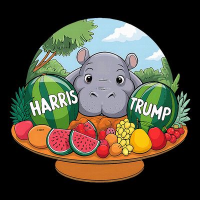 Moo Deng Predicts Donald Trump Will Win Us Election T-Shirt