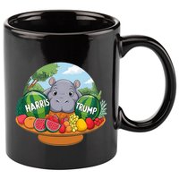 Moo Deng Predicts Donald Trump Will Win Us Election 11oz C Handle Ceramic Mug