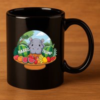 Moo Deng Predicts Donald Trump Will Win Us Election 11oz C Handle Ceramic Mug