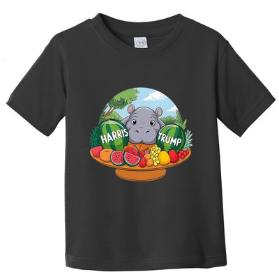 Moo Deng Predicts Donald Trump Will Win Us Election Toddler T-Shirt