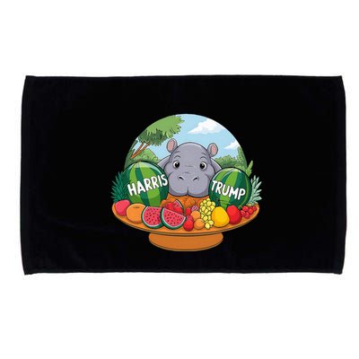 Moo Deng Predicts Donald Trump Will Win Us Election Microfiber Hand Towel
