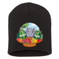 Moo Deng Predicts Donald Trump Will Win Us Election Short Acrylic Beanie