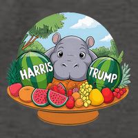 Moo Deng Predicts Donald Trump Will Win Us Election Vector Backpack