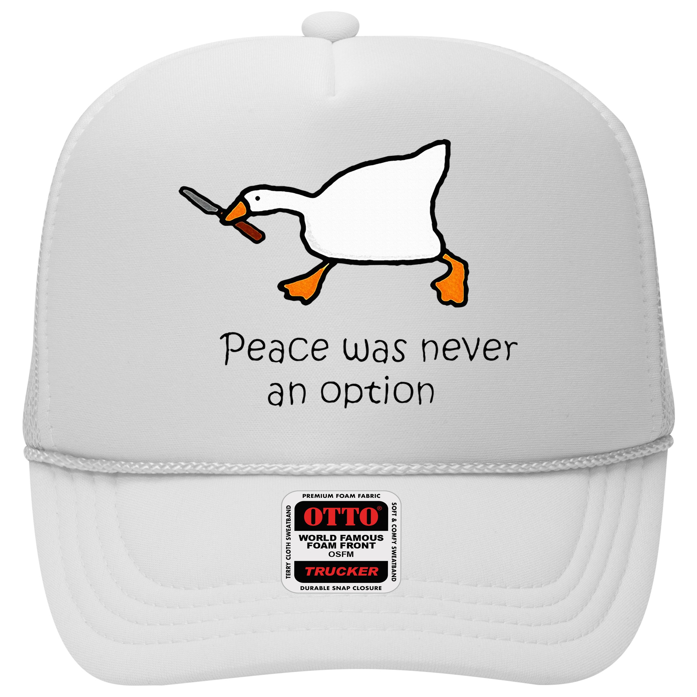 Murder Duck Peace Was Never An Option Duck With Knife Hat