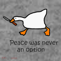 Murder Duck Peace Was Never An Option Duck With Knife Toddler Sweatshirt
