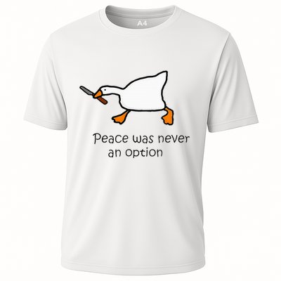 Murder Duck Peace Was Never An Option Duck With Knife Performance Shirt