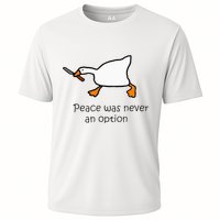 Murder Duck Peace Was Never An Option Duck With Knife Performance Shirt