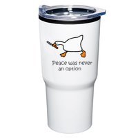 Murder Duck Peace Was Never An Option Duck With Knife Tumbler