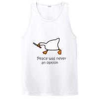 Murder Duck Peace Was Never An Option Duck With Knife PosiCharge Competitor Tank