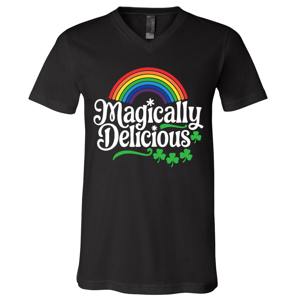 Magically Deliciousst Patricks Day V-Neck T-Shirt