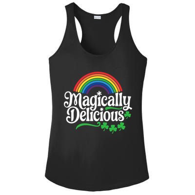 Magically Deliciousst Patricks Day Ladies PosiCharge Competitor Racerback Tank