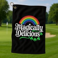 Magically Deliciousst Patricks Day Golf Towel
