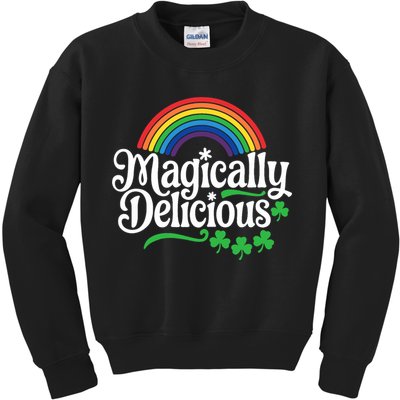 Magically Deliciousst Patricks Day Kids Sweatshirt