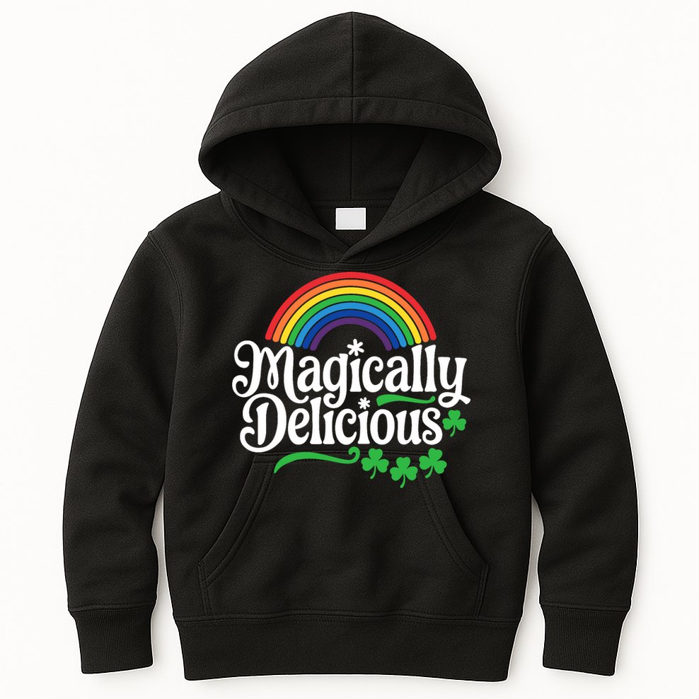 Magically Deliciousst Patricks Day Kids Hoodie