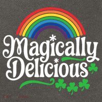 Magically Deliciousst Patricks Day Cotton Canvas Backpack