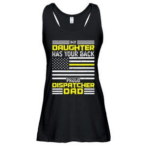 My Daughter Proud Dispatcher Dad Dispatcher Ladies Essential Flowy Tank