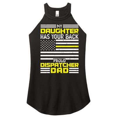 My Daughter Proud Dispatcher Dad Dispatcher Women's Perfect Tri Rocker Tank