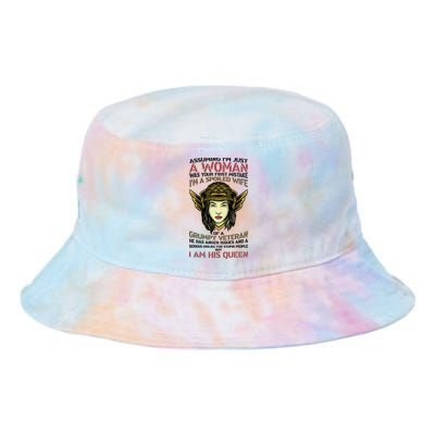 Memorial Day Proud Veteran Quotes Tie Dye Newport Bucket Hat