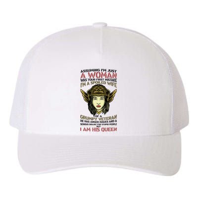 Memorial Day Proud Veteran Quotes Yupoong Adult 5-Panel Trucker Hat