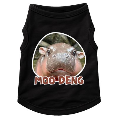 Moo Deng Pygmy Hippopotamus Funny Meme Doggie Tank