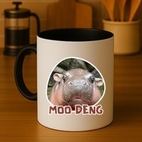 Moo Deng Pygmy Hippopotamus Funny Meme Mug