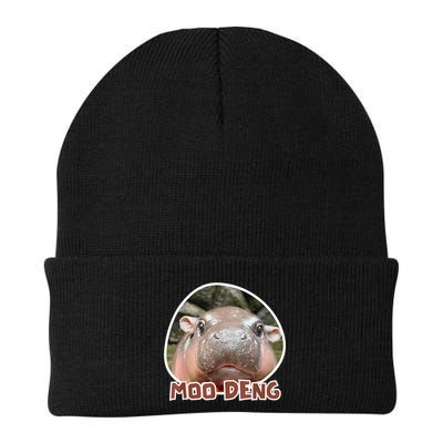 Moo Deng Pygmy Hippopotamus Funny Meme Beanie
