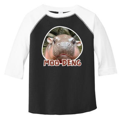Moo Deng Pygmy Hippopotamus Funny Meme Toddler Fine Jersey T-Shirt