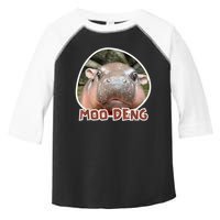 Moo Deng Pygmy Hippopotamus Funny Meme Toddler Fine Jersey T-Shirt