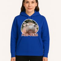 Moo Deng Pygmy Hippopotamus Funny Meme Hoodie
