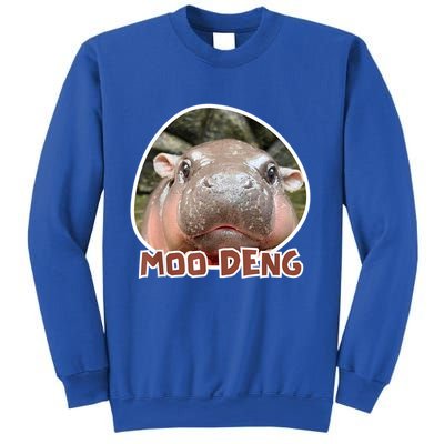 Moo Deng Pygmy Hippopotamus Funny Meme Sweatshirt