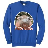 Moo Deng Pygmy Hippopotamus Funny Meme Sweatshirt
