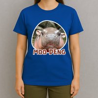 Moo Deng Pygmy Hippopotamus Funny Meme T-Shirt