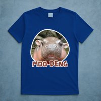 Moo Deng Pygmy Hippopotamus Funny Meme T-Shirt