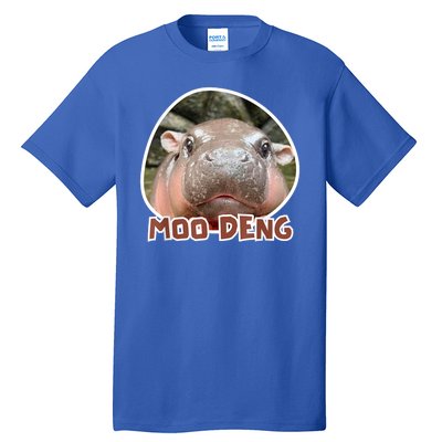 Moo Deng Pygmy Hippopotamus Funny Meme Tall T-Shirt