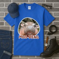 Moo Deng Pygmy Hippopotamus Funny Meme Tall T-Shirt