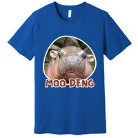 Moo Deng Pygmy Hippopotamus Funny Meme Premium T-Shirt