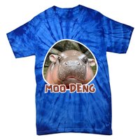 Moo Deng Pygmy Hippopotamus Funny Meme Tie-Dye T-Shirt